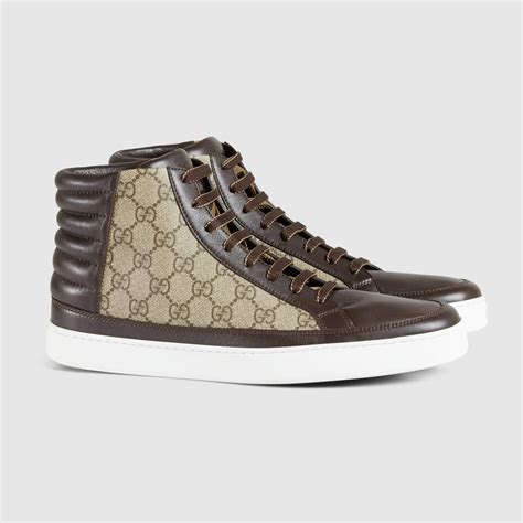 gucci supreme shoes outfit|Gucci supreme high top sneakers.